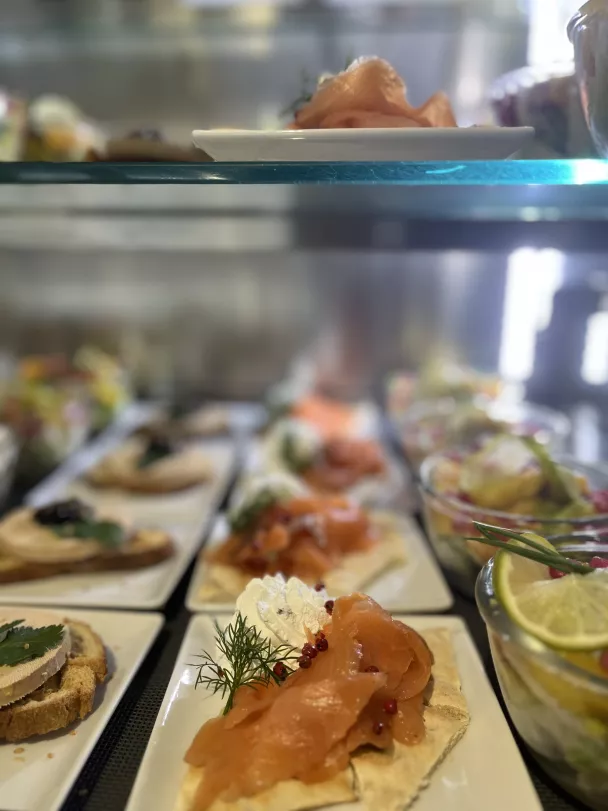 saumon menu de fête